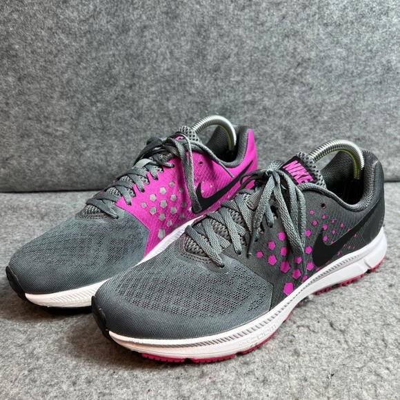 Nike Shoes - Nike Zoom Span Womens Running Shoes Grey Pink Athletic Sneakers Size 10
